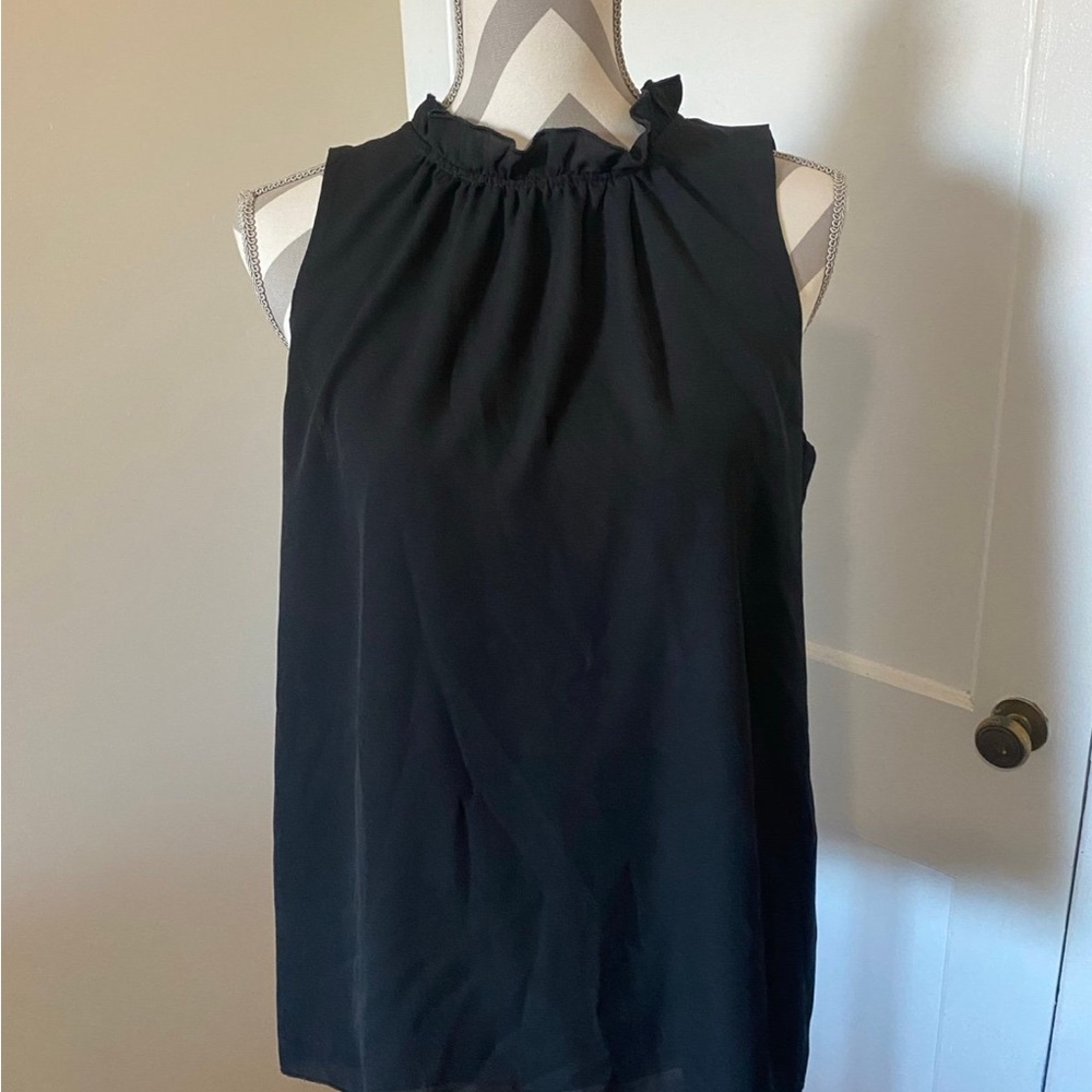 Elegant Black Sleeveless Top